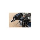 Heavy Industry Grips Black Chrome 1" Throttle By Wire