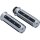 Heavy Industry Grips Black Chrome 1" Throttle By Wire
