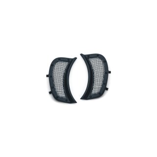 Mesh Headlight Vent Accent Black Satin