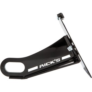 Long License Plate Side Mount Kit Black Gloss