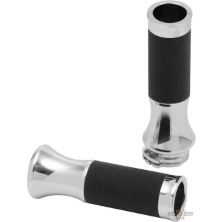 Day Grips Black Chrome 1" Cable operated