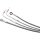 14" Bagger Bar Cable Kit Stainless Steel Clear Coat Non-ABS