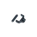 Side Mount License Plate Bracket Black