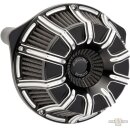 10-Gauge Inverted Series Air Cleaner Black Anodized