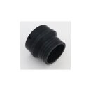 Straight Endcap E3 BLK. Staight Black 70 mm