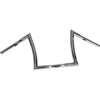 14 Bad Ape Hanger Handlebar Chrome 1 1/4" Throttle By Wire