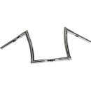 14 Bad Ape Hanger Handlebar Chrome 1 1/4" Throttle...