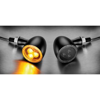 Bullet 1000 Dark LED Turn Signal Black Tinted LED