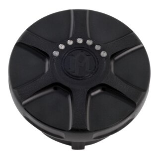 PM OPS LED Array Tankanzeige schwarz für Harley Dyna Softail Touring 96-22