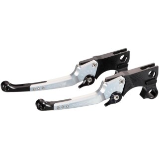 Good Guys Adjustable Hand Control Replacement Lever Black Silver Anodized