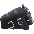 Canvas Swing Arm Saddle Bag with Bottle With Black Straps...