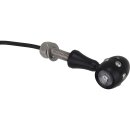 Retro LED Turn Signal V2A Black stem Black Clear LED
