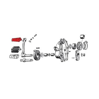 KICKER PEDAL ASSEMBLY