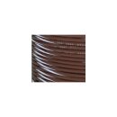 OEM Colored 1mm Wire Spools Brown, White Stripe