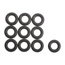 Black Injector O-Ring Fuel Injector O-Ring Replaces OEM...