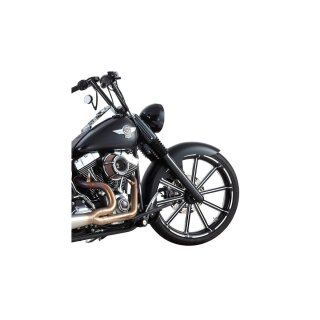 Retro Fork Boots Black Anodized