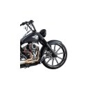 Retro Fork Boots Black Anodized