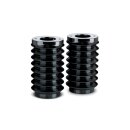 Retro Fork Boots Black Anodized