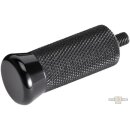 Knurled Sportster 48 and 72 Foot Pegs Black, Anodized, Knurled