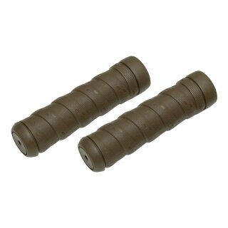 Classic Wrap Grips Brown 1" Cable operated Throttle By Wire