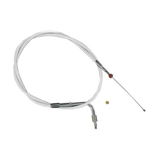 Classic Stainless Idle Cable 45 ° Stainless Steel Clear Coated 33"