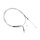Classic Stainless Idle Cable 45 ° Stainless Steel Clear Coated 33"