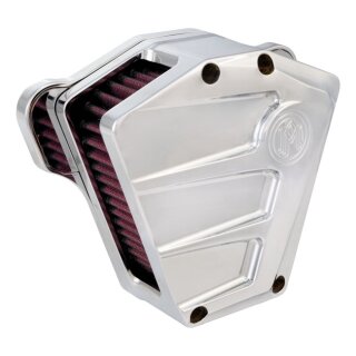 PM, Scallop air cleaner kit. Chrome