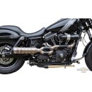 Outline Bomb Tattoo Exhaust System Chrome Satin