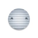 Finned Timing Cover 2-hole Chrome