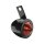 Bullet Lights with Mounting Black Red