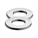 #10 USS Flat Washer Chrome