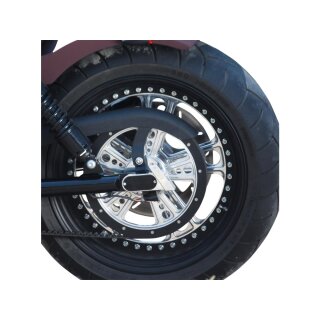 Ricks Dyna Swingarm Side Mount License Plate Bracket For Dyna