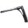 380 Tall Flow Bar Super Fat M8 Softail Handlebar with 1 1/4" Clamp Diameter 1,4" Raw Throttle By Wire