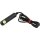 Round License Plate Light Black