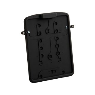 Licence Plate for Kellermann Atto German specification 180x200mm Black Satin