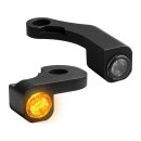 NANO Series LED Turn Signals Black Anodized Smoke LED