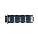 ISO Grips Black Chrome 1" Cable operated
