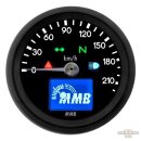 48 mm Basic Speedometer Scale: 220 km/h; Scale Color:...