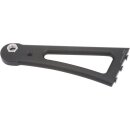 Axle Mount Side Mount License Plate Bracket For 1" Axles Black