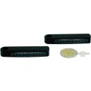 Stripe Short LED Turn Signal Black Tinted LED