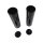 4-Piece Fork Cover Kit 4-piece Black Gloss Powder Coated