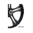 Daytona Wheel Flat Black 26" 3,75" Front