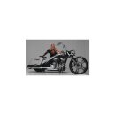 Daytona Wheel Flat Black 26" 3,75" Front