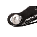 Short License Plate Side Mount Kit Black Gloss