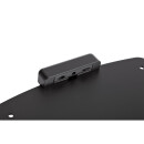Short License Plate Side Mount Kit Black Gloss