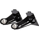 Short License Plate Side Mount Kit Black Gloss
