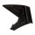 Short License Plate Side Mount Kit Bracket only, no Base Plate - includes Mounting Hardware Flat Black Satin