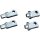 Splined Peg Adapters Chrome
