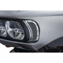 Mesh Headlight Vent Accent Chrome