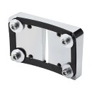 Blokks License Plate Mounting Adapter Chrome